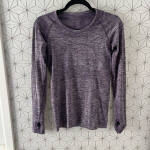 Lululemon Swiftly Tech Long Sleeve Marled Purple